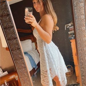 Free People Just Like Honey Sky Blue lace dress Size 4